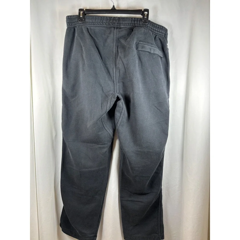 Nike Women Black‎ Fleece Sweatpants Relaxed Fit Embroidered Swoosh Size Large